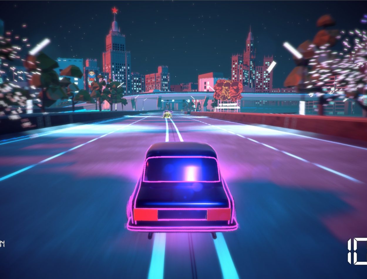 Electro Ride: The Neon Racing gameplay